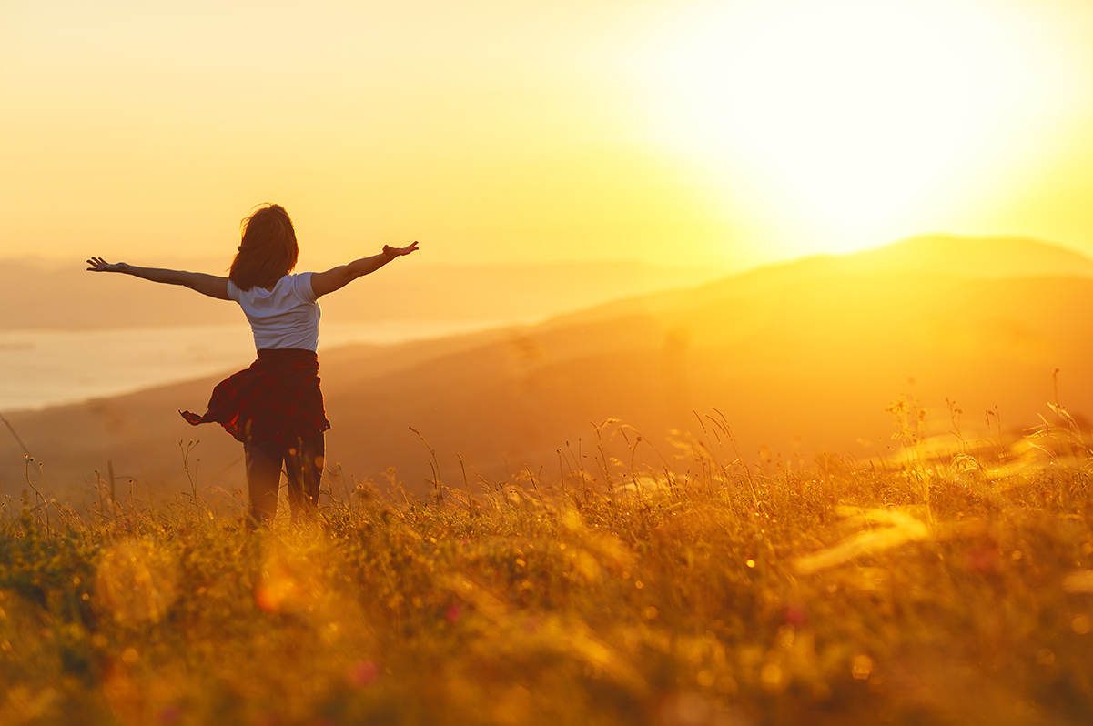 Young woman financial independence