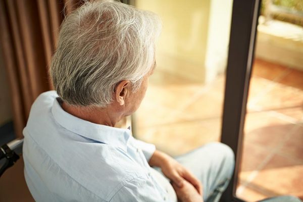 Retiree thinking about about retirement mistake that were made