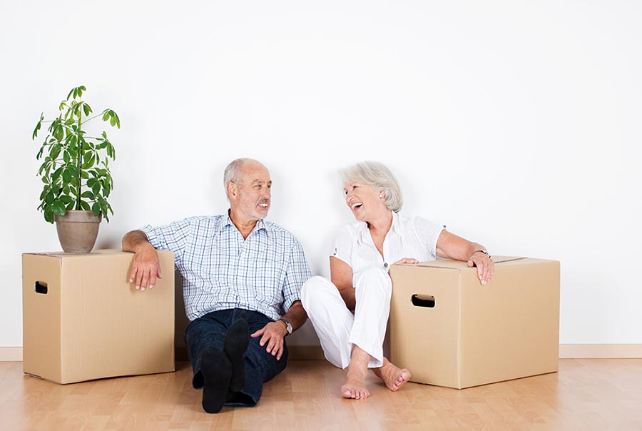 Financial advice for retired couple downsizing their home